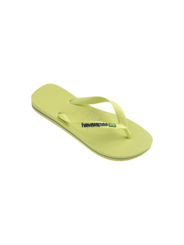 Havaianas Brasil Logo Unisex - Flip Flop Havaianas - Зелен - H4110850-9307-BRA-37/38 - Size: BRA-37/38