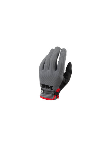 Chrome Industries Cycling Gloves 2.0 Unisex - Ръкавици Chrome - Сив - AC-229-GYBK-NA-M - Size: M