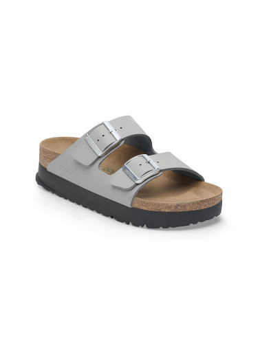 Birkenstock Arizona PAP Flex Platform Birko-Flor Narrow Fit Grey Жени - Сандали Birkenstock - Сив - 1028439-5 - Size: 5