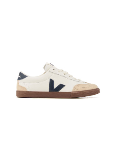 Veja Volley O.T. Leather Wht_Nauti_Bark White VO2003531A Жени - Спортни обувки Veja - Бял - VO2003531A-3 - Size: 3