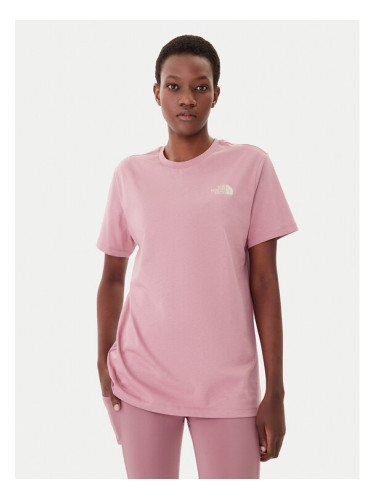 The North Face Тишърт Redbox NF0A87NK Розов Relaxed Fit
