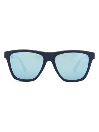 Hawkers One LS Raw - Polarized Navy Blue Chrome - квадратна слънчеви очила, unisex, сини, поляризирани огледални