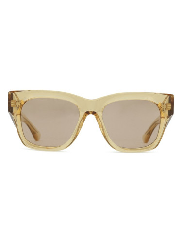 Burberry 0BE4424 40635A 52 - квадратна слънчеви очила, дамски, кафяви, огледални