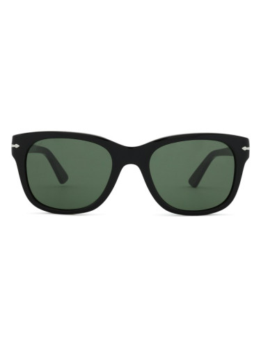 Persol PO3372S 95/31 55 - правоъгълна слънчеви очила, unisex, черни