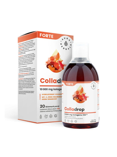 Колаген Форте (с хиалуронова киселина, витамин С и силиций) 500 ml | Aura Herbals