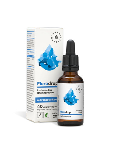 Флорадроп (Пробиотични капки 2 млрд. активни пробиотици) 20 ml | Aura Herbals