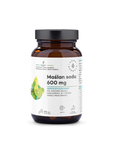 Натриев бутират – Поддържа здрава чревна лигавица и микрофлора, 300 mg, 90 капсули