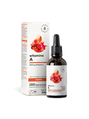 Витамин А Форте 50 ml капки | Aura Herbals