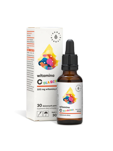 Имунитет - Витамин С за Деца, 30 ml капки Aura Herbals