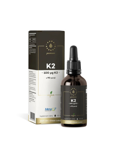 Кости и стави - Витамин K2 (веган формула), 50 ml капки