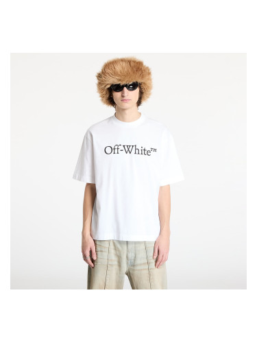 Тениска Off-White Big Bookish Skate S/S Tee White Black M