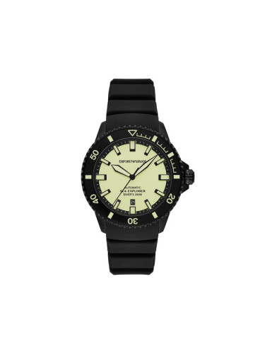 Emporio Armani Часовник Sea Explorer AR60085 Черен