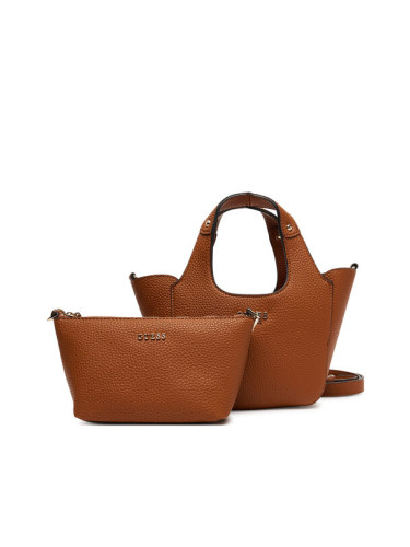 Guess Дамска чанта Calista Mini HWBG73 34750 Кафяв
