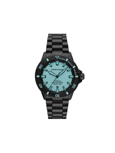 Emporio Armani Часовник Sea Explorer AR60084 Черен