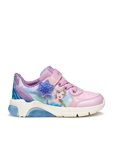 Geox Сникърси J Fadinlight J56M4E 0ANKN C8004 D Розов