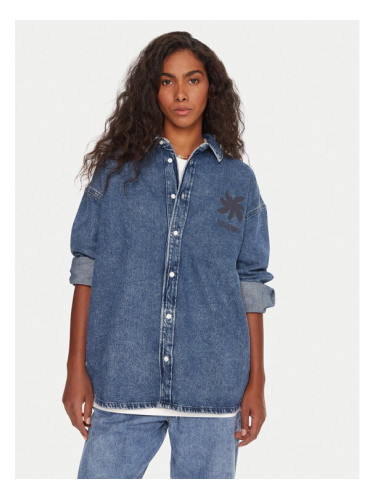 Quiksilver дънкова риза Rahmat EQWWT03150 Син Regular Fit