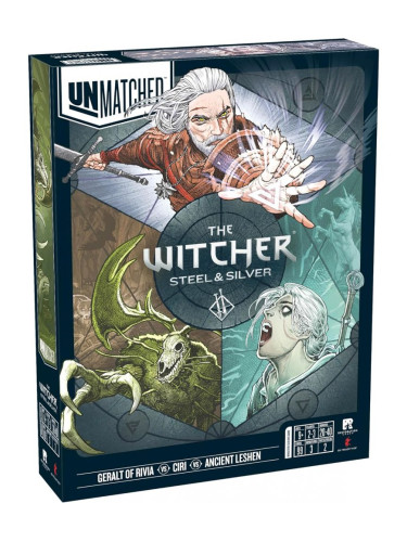  Настолна игра Unmatched: The Witcher - Steel and Silver - Стратегическа