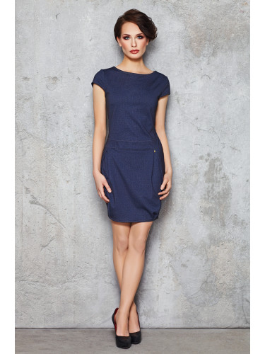 Infinite You Woman's Dress M045 Navy Blue