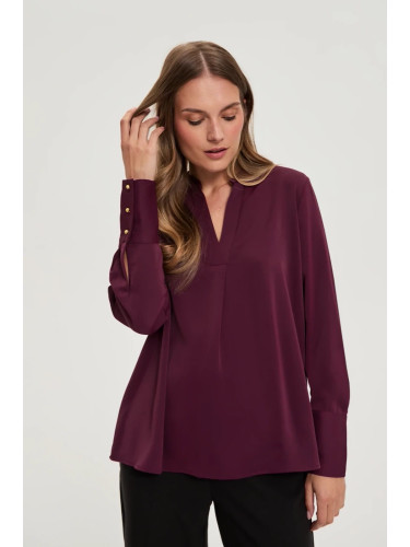 Marisse WOMEN'S SHIRT Z-KO-4819 BURGUNDY