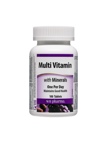 Мултивитамини + Минерали 100 таблетки | Webber Naturals