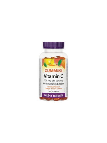Витамин С Гъми 125 mg 120 желирани таблетки | Webber Naturals