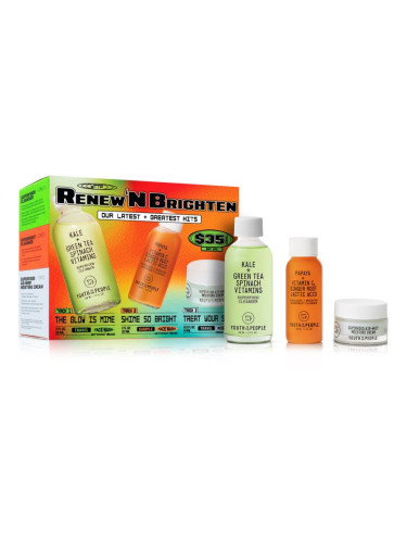 Youth To The People Renew'N Brighten подаръчен комплект