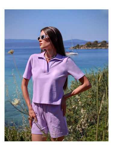 Дамски поло-шърт TEDY LAVENDER
