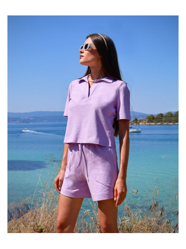 Дамски къси панталони PAOLA LAVENDER