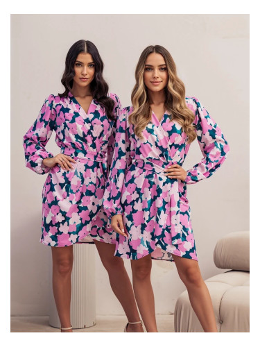 Resti Women's knee-length dress in floral pattern