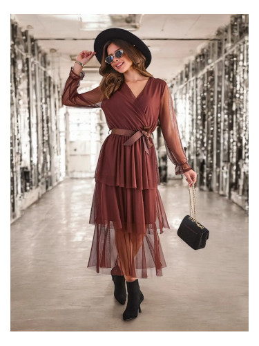 Resti Women's long dress with ruffles