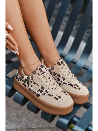 BIG STAR SHOES Дамски спортни обувки на платформа пантери Big Star