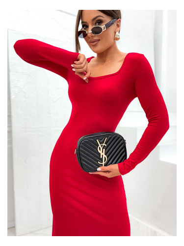 Resti Women's eco leather midi skirt