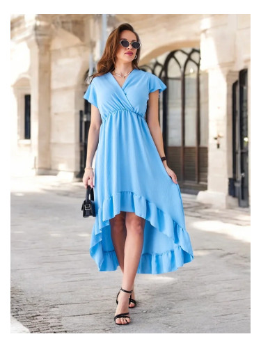 Resti Women's midi dress with an asymmetrical hem