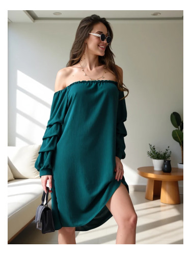 Resti Smooth women's dress a'la Spanish style with ruffles