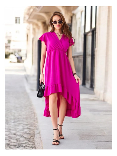 Resti Women's midi dress with an asymmetrical hem