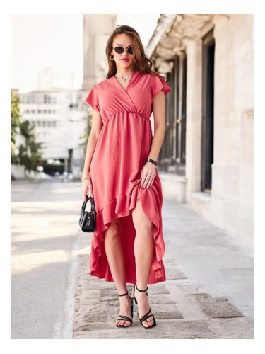 Resti Women's midi dress with an asymmetrical hem