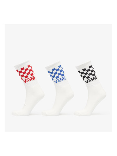 Чорапи Vans Classic Check Crew 3-Pack White L