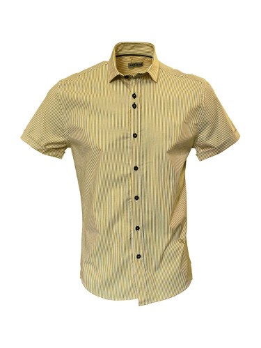 Мъжка риза с къс ръкав