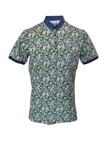 Мъжка тениска с ефектен дизайн