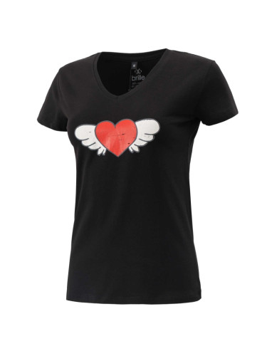 BRILLE | Тениска SWEET HEART, черен