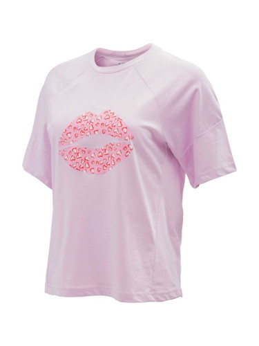 BRILLE | Тениска HOT KISS, розов