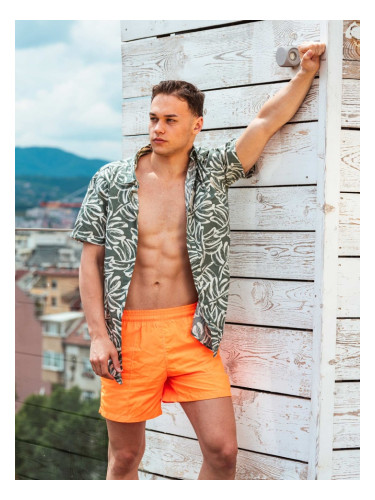 BRILLE | Плувни шорти Sunny Beach, оранжев