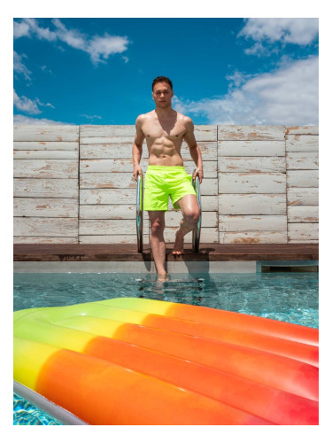 BRILLE | Плувни шорти Sunny Beach, зелен