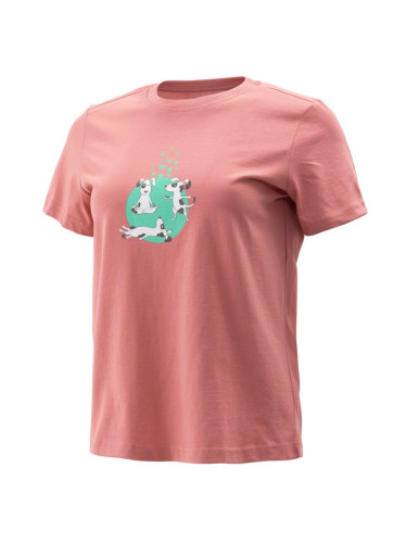 BRILLE | Тениска Yoga Dogs, кафяв