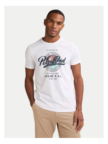 Petrol Industries Тишърт M-1050-TSR602 Бял Regular Fit