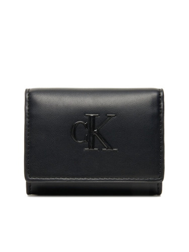 Calvin Klein Портфейл Bold Ck Medium Bifold LV04F1047G Черен