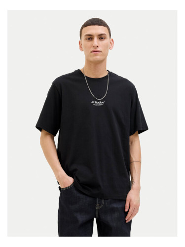 Jack & Jones Тишърт Soho 12278787 Черен Relaxed Fit