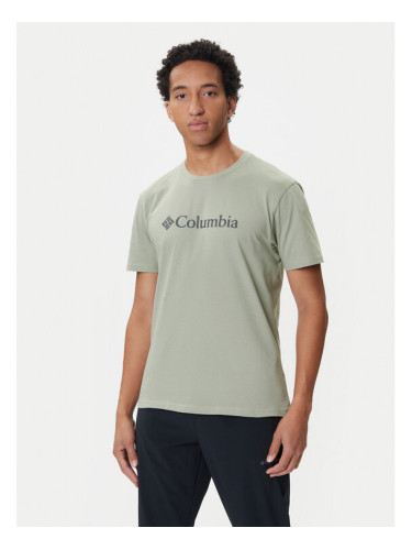 Columbia Тишърт Csc Basic Logo™ 1680053 Зелен Regular Fit