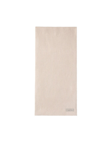 Calvin Klein Шал Patch Chunky Rib Cotton Scarf LV04D8055G Бежов