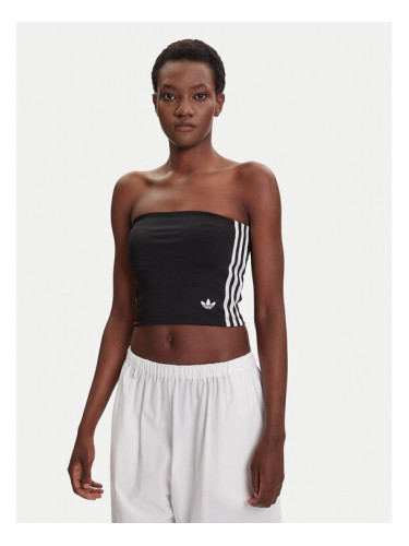 adidas топ adicolor 3-Stripes JX7717 Черен Slim Fit
